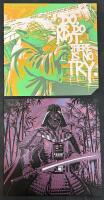 Star Wars Collectibles Lot: Puzz 3D Millennium Falcon, Art Prints, Magazine, Custom Figures - 5
