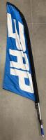 Suzuki & BRP Teardrop Feather Flags, 7ft Tall, Aluminum Poles, Polyester Fabric, Set of 2 - 3