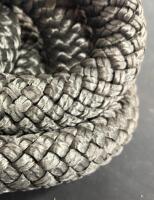 1" x 30' Kinetic Recovery Rope, 72,000 lb Break Strength, Abrasion Sleeve, Black/Red; Carbon Fiber Spoiler - 3