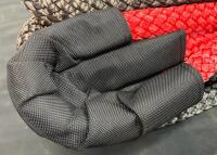 1" x 30' Kinetic Recovery Rope, 72,000 lb Break Strength, Abrasion Sleeve, Black/Red; Carbon Fiber Spoiler - 4