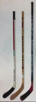 Easton MAKO M1 U87291 Composite, Sher-Wood DBM 10 Wood, Easton Typhoon MTX Hockey Sticks (3)