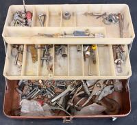 Mission Jack Stands, Scissor Jack, Lug Wrench, Tool Box, Hand Tools & Hardware Lot - 3