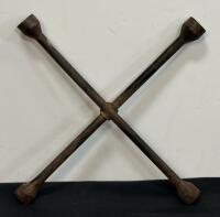 Mission Jack Stands, Scissor Jack, Lug Wrench, Tool Box, Hand Tools & Hardware Lot - 6