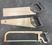 Bosch Cordless Circular Saw, Tool Boxes, Stanley Saws & Mixed Hand Tools, Storage Crate Lot - 4