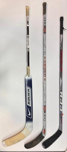 Bauer Nike 7500 Goalie, Easton Synthesis, CCM JetSpeed 350 Senior Hockey Sticks Composite