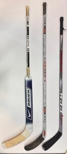 Bauer Nike 7500 Goalie, Easton Synthesis, CCM JetSpeed 350 Senior Hockey Sticks Composite