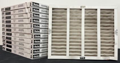 Parker XTREME+Plus 20x25x2 MERV 8 Self-Supported Pleated Air Filters, 12-Pack