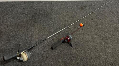 Zebco 202 5ft Spincast Combo & Dock Demon 30in Spincast Rod Reel Set &ndash; Classic Models, Accessories