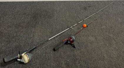 Zebco 202 5ft Spincast Combo & Dock Demon 30in Spincast Rod Reel Set &ndash; Classic Models, Accessories