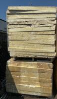 Pallet of Rigid Polyiso Foam Insulation Boards, 4x8 ft, 2-4 in Thick, 16 Boards, ~512 Sq Ft