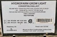 Excel Hack Saw (Electric Metal-Cutting Bandsaw) (Could Not Test - May Need Rewiring), Hydrofarm Grow Light (Could Not Test), Pro Builder Crown Cut Molding Cutting Jig, Set of 2 Kettleballs in 5lb & 10lb, Paradise Low Voltage Garden Light (Could Not Test), - 5