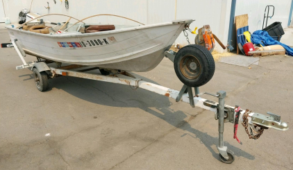 1972 SMK 14' BOAT - BOAT COVER!