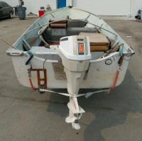 1972 SMK 14' BOAT - BOAT COVER! - 5