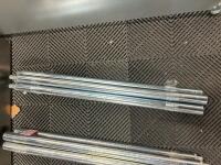 8ft Stainless Steel Work Table Components, Galvanized Steel Legs - 4
