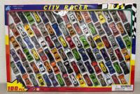 City Racer Die-Cast Metal 100 Car Set, 1:64 Scale, Mixed Styles, NO.VE-00100