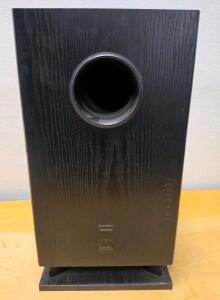 Onkyo SKW-520 Powered Subwoofer, 100W RMS, Black, Line Input, Serial #5483773271