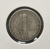 1937 & 1943 Mercury Dimes, 90% Silver, Philadelphia Mint, Adolph Weinman Design, Lot Of 2 - 5