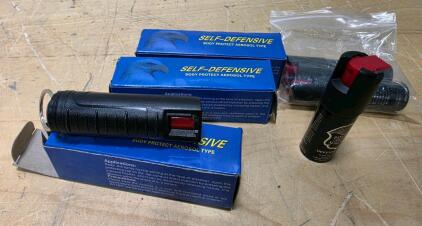 Police Magnum Pepper Spray, 0.5oz, 2&ndash;3 Meter Range, Keychain, Self-Defense Aerosol, Flip Safety