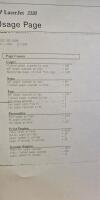 (1) HP LaserJet 3390 Printer / Scanner / Copier / Fax, W/ Power Cord - 5