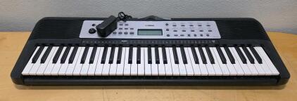Yamaha PSR-273 61-Key Electronic Keyboard with AC Adapter, LCD Display, MIDI, Built-In Speakers