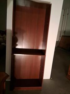 72" H x 28" W x 12" D Wooden Bookcase with Adjustable Shelves