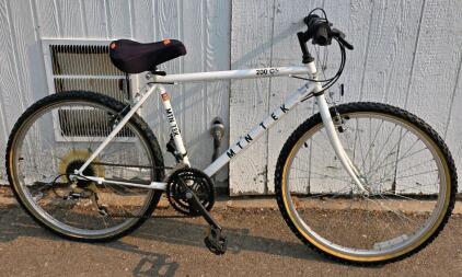 MTN TEK 200 GS Mountain Bike, 26&rdquo; Wheels, White, Shimano Derailleur, 12-15 Speed, Rigid Frame