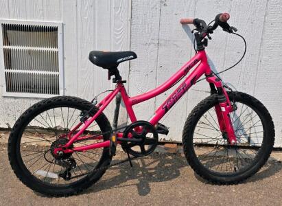 BCA SC Fast 20-Inch Kids Mountain Bike, 6-Speed, Front Suspension, Pink, Steel Frame