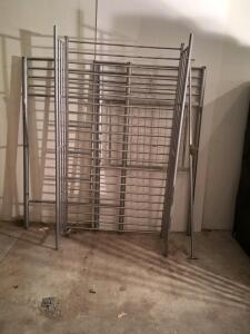 Gray Loft bed Frame