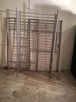 Gray Loft bed Frame