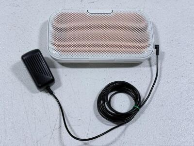 Denon Envaya Mini Portable Bluetooth Speaker White With Power Adapter, 10Hr Battery, IPX4