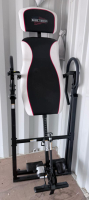 Body Vision Inversion Table, Adjustable Height, 250 lb Capacity, Steel Frame, Folds For Storage