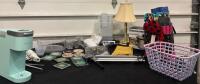 Keurig K-Mini Coffee Maker, Elite Gourmet Slow Cooker, Lamp, Glassware, Basket & More - 4