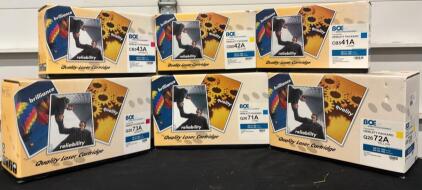 HP Compatible Laser Toner Cartridges &ndash; CB541A/CB542A/CB543A & Q2671A/Q2672A/Q2673A, 6 Colors
