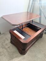Solid Wood Coffee Table with 2 Drawers, Traditional Design, 47.2" x 23.6" - 11