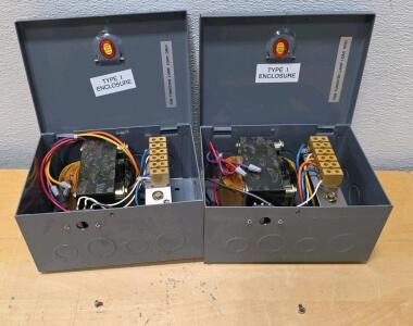 Castle Type I Transformer Control Panel 115/230V 3A/1.5A 50/60Hz Enclosure &ndash; Set Of 2