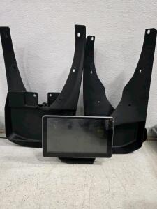 Universal FL00064-SZ Mud Flaps Front Pair, Black, with Instructions, 8-Inch Display Unit