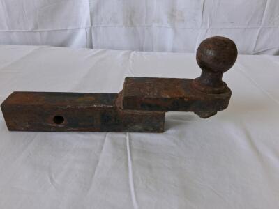 Trailer Hitch Ball Mount 2"x2" Shank, 2" Ball, 6,000 lbs Capacity, Steel, No Drop