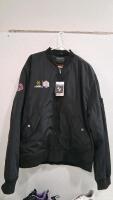 Adidas Adipure SP Golf Shoes Men&rsquo;s US 9 | Black/Purple Women&rsquo;s AIR Runners US 7.5-8 | Members Only Bomber Jacket - 2