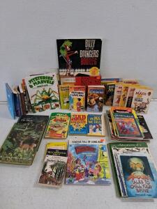 Vintage 1970s&ndash;80s Books & Comics Lot &mdash; MAD, Archie, Billy & the Boingers, Magic Guide, Classics