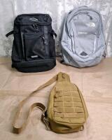 (2) Day Packs & (1) Tactical Shoulder Bag