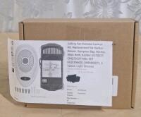(1) Alitove 12-Volt Power Supply, (1) Ceiling Fan Remote Replacement Kit & (1) Illuminated Baseball Glove Display Stand - 3