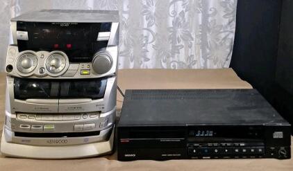 (1) Kenwood XD-A51 Mini Hi-Fi Component System W/O Speakers & (1) Magnavox CDB650 CD Player