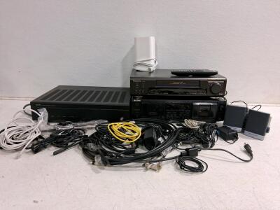 Niles SI-275 Amp, Panasonic PV-8664 VCR, Sony TC-WE635 Cassette, Harman/Kardon Speakers Bundle (Tested)
