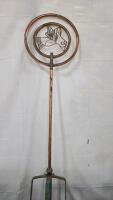 Decorative Metal Wine Rack, Sun Face Candle Holder, Copper Garden Stake, IDEAL Tuff-Rod Accessory - 5