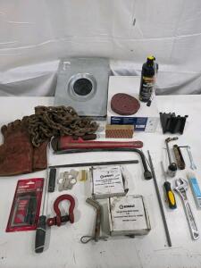 Assorted Kobalt, Husky, Crain, Power-X Tools &ndash; Sockets, Wrenches, Blades, Shop Supplies