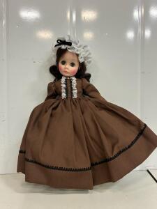 Madame Alexander Little Women Doll, 14 In, Brown Dress, Sleep Eyes, Hang Tag