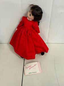 Madame Alexander 12" Little Women Jo March Doll #10-1322 Brown Hair/Brown Eyes With Box