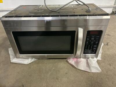 LG Over-the-Range Microwave Oven, Stainless Steel, 1000W, 1.7 cu. ft., Touch Controls