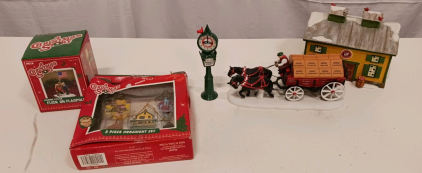 Vintage Heinz and NECA Christmas Village Collectibles &ndash; Buildings, Figurines, and Ornaments