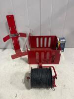 Commercial TrimmerTrap Trimmer Rack Set w/ Tanaka .095" 685' Line Spool & Hastings LF305